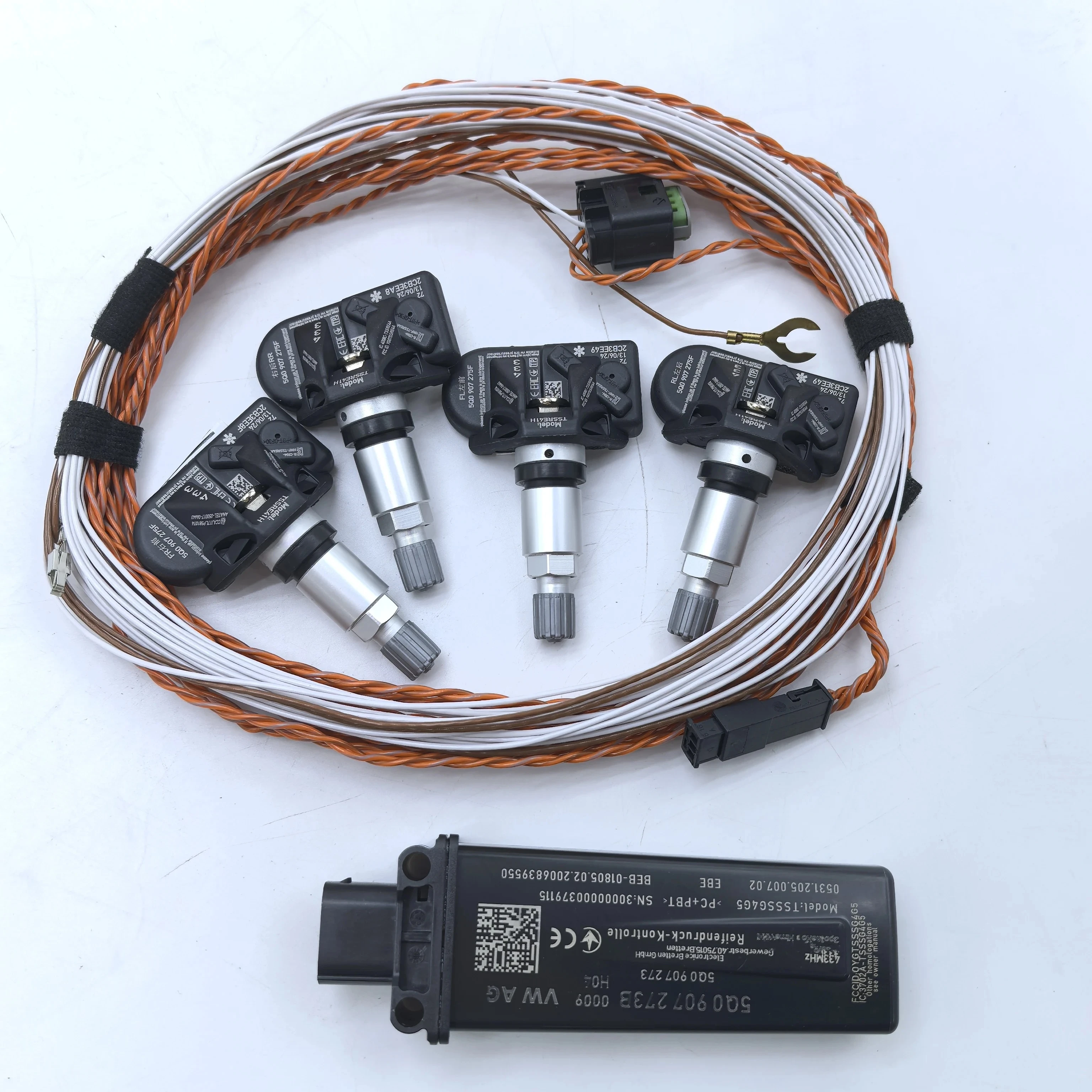 NOWY 5Q0907275B 4M0907273B Czujnik Ciśnienia w Oponach TPMS do AUDI VW A3 A4 B9 Q2L Q3L A5 A6 7 A8 Q7 8 Q5L 2018-2024