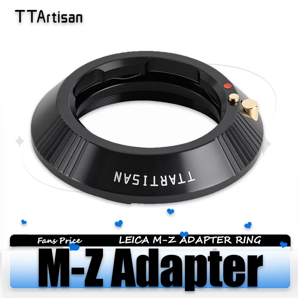 

TTArtisan M-Z Adapter Ring with Aviation Aluminum Material for Leica Voigtlander Zeiss M to Nikon Z-mount Mirrorless Camera