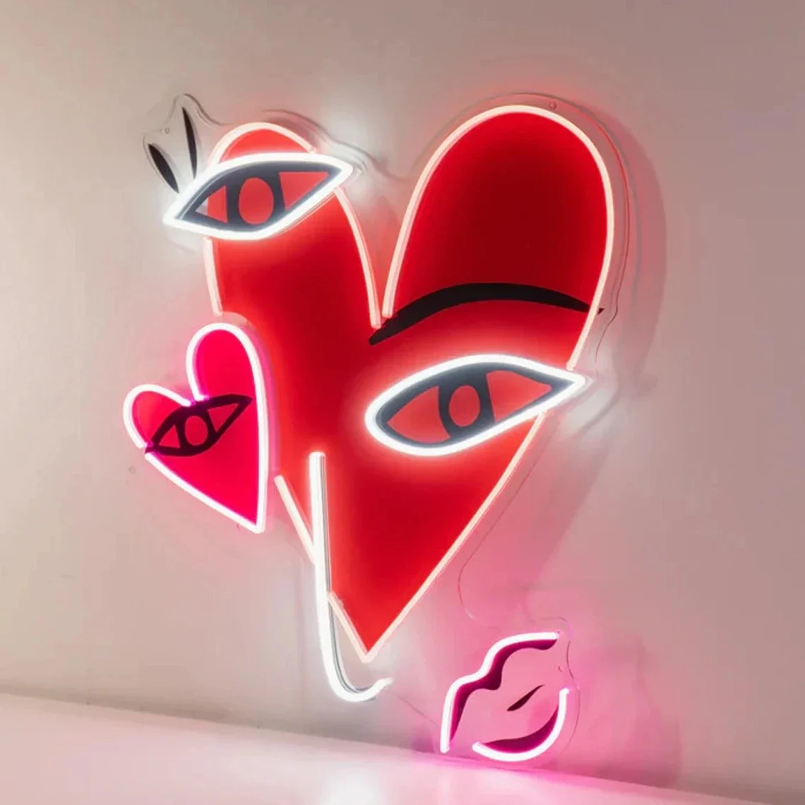 Beautiful Eye Neon Sign Neon Signs for Room Wall  Custom Neon Sign  Open Sign  Gamer  Anime Room Decor  Gaming Decoration