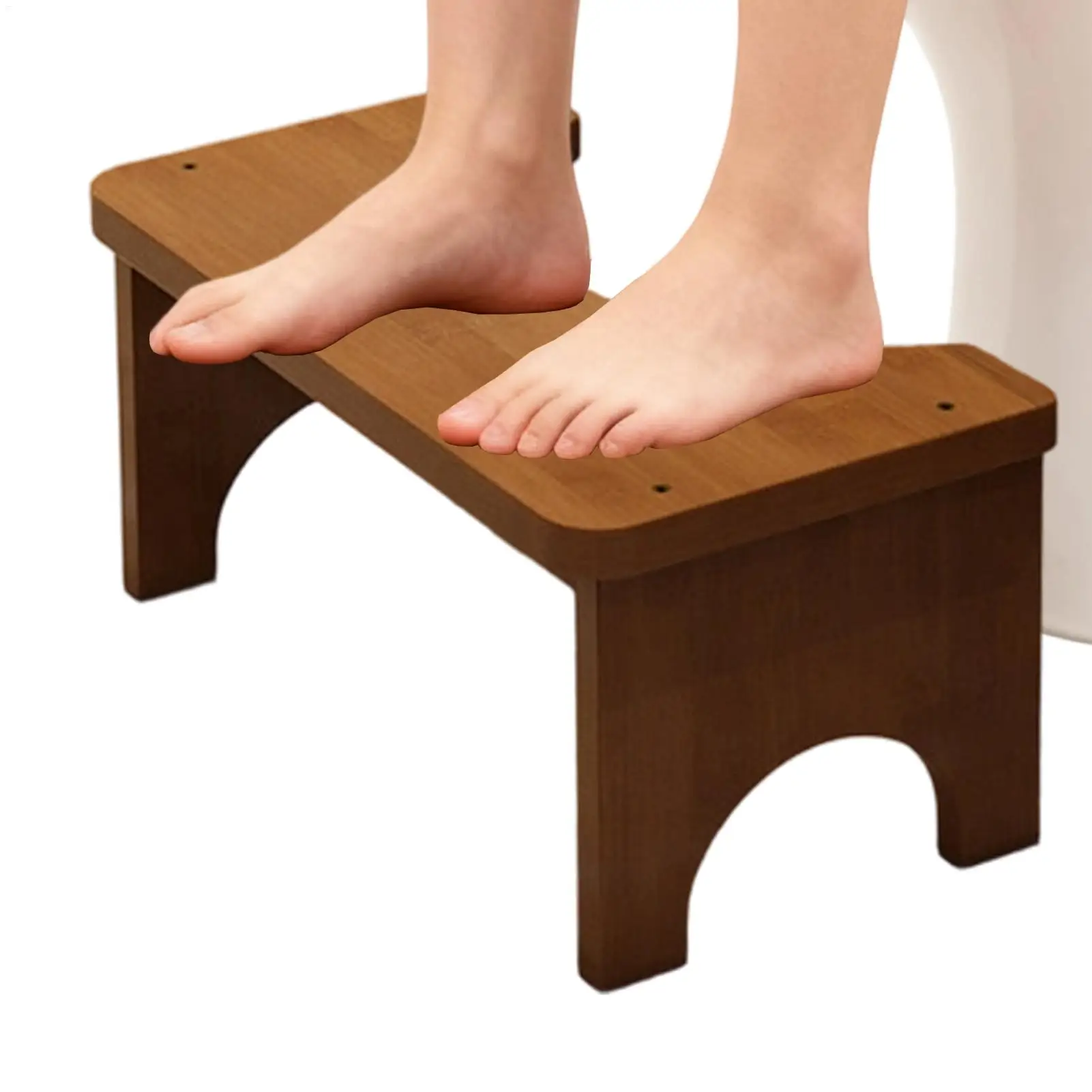 

Stool For Toilet Wooden Toilet Stool Ergonomic Potty Step For Adults Elderly Children Home Bathroom Shower Camping Travel
