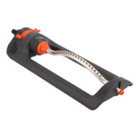 Automatic Oscillating Lawn Sprinkler Aluminum Alloy Water Sprayer 19 Hole 4 Modes Irrigation Sprinkler For Garden Farm