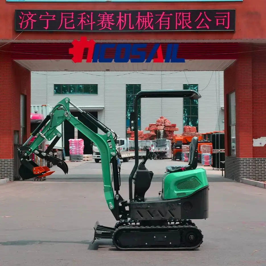

New mini excavator Kubota engine tracked earthmoving machinery with cab for sale