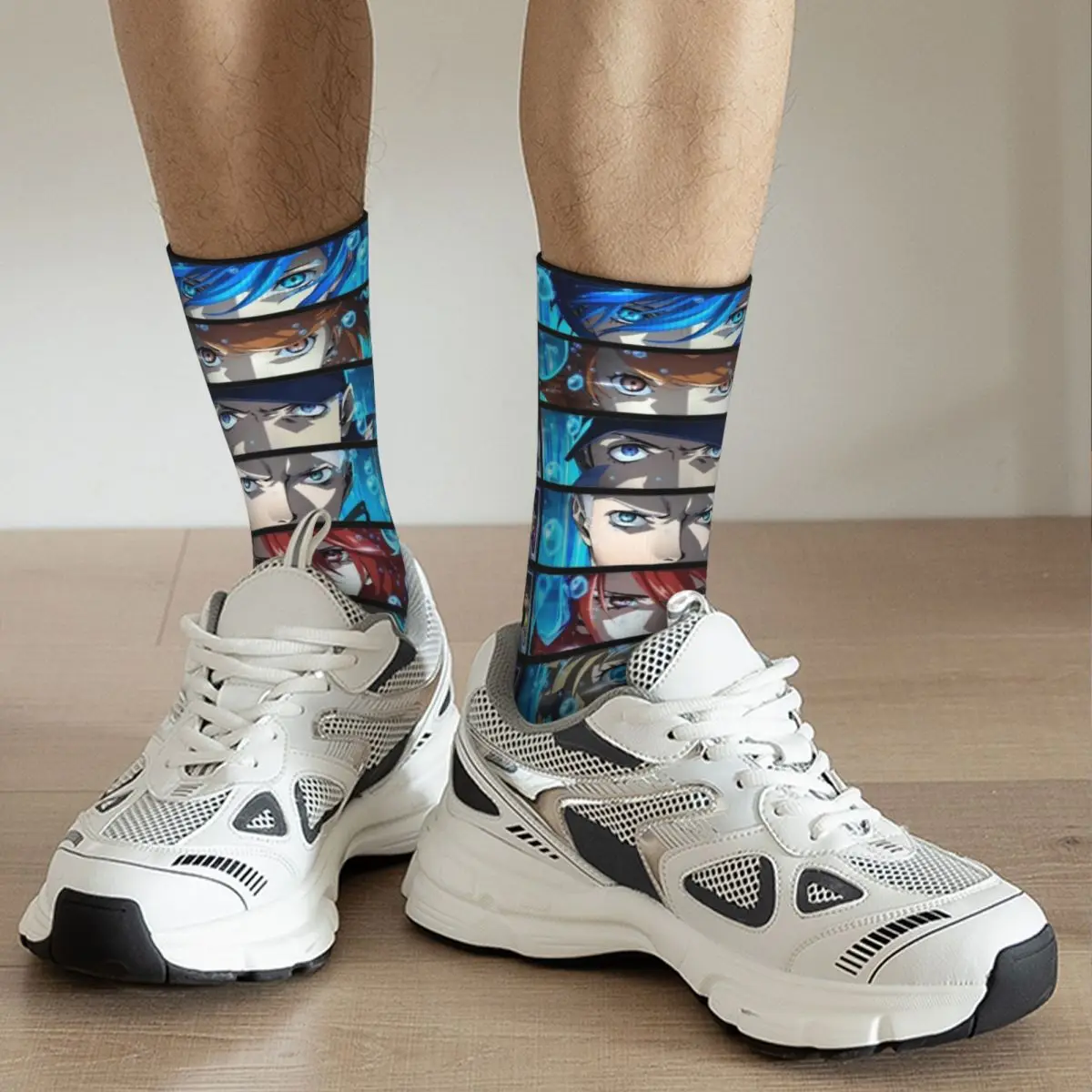 Retro Women Men Persona 3 RELOAD Games Socks Shinjiro Aragaki Version Merch Middle Tube Socks Super Soft Wonderful Gifts