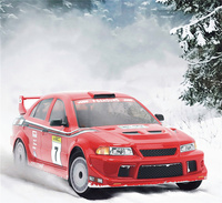 HNR H9804 RC Rally Car 4WD High Speed 1/10 Scale Brushless Motor Metal Frame Racing Model Toy