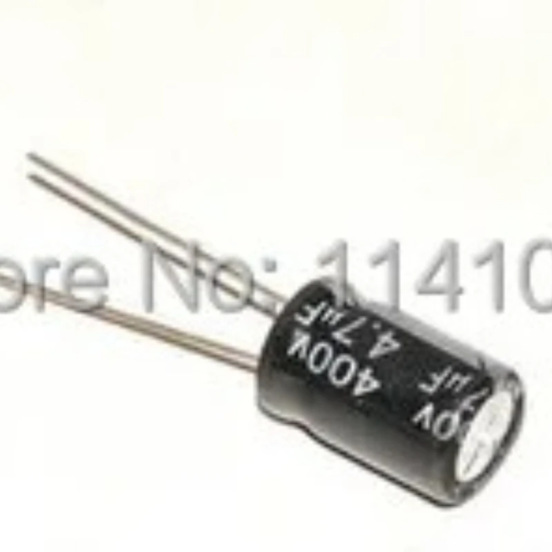 500pcs  100% NEW  4.7UF400V Electrolytic Capacitor 8*12 best quality New origina
