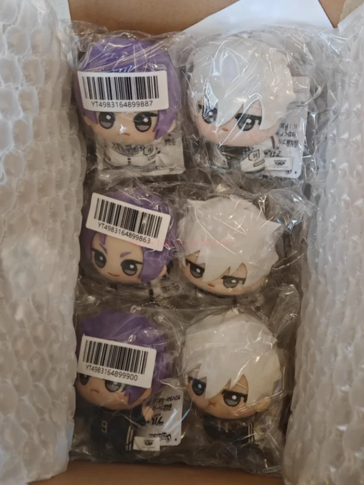 بانداي حقيقية الأزرق قفل ناجي سيشيرو ميكاجي ريو أنيمي الدمى أفخم القطن Maumet اللعب حقيبة سلسلة مفاتيح قلادة تأثيري الكرتون