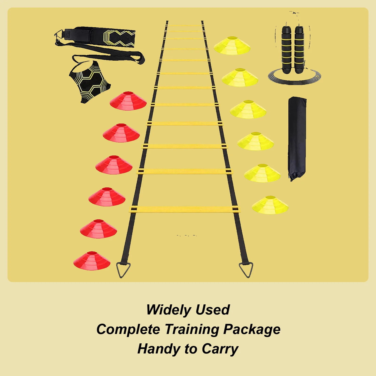 

Youth Football Training Equipment Soccer Speed Training Set Soccer Practice Aids Portable For Beginners Professionals Skill