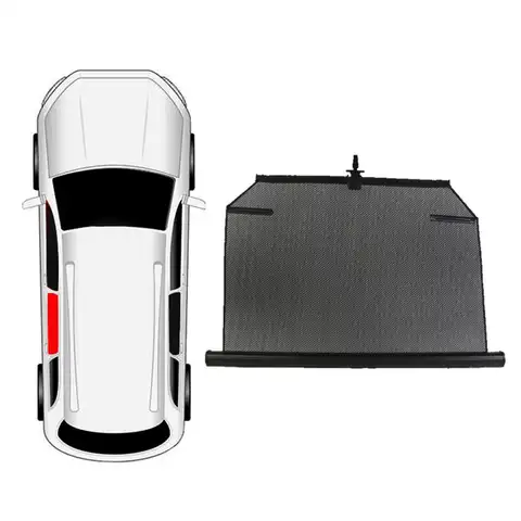 차량용 롤러 커튼, 자동 자외선 쉐이드, 사이드 윈도우 햇빛가리개, 메쉬 선바이저 윈도우 필름