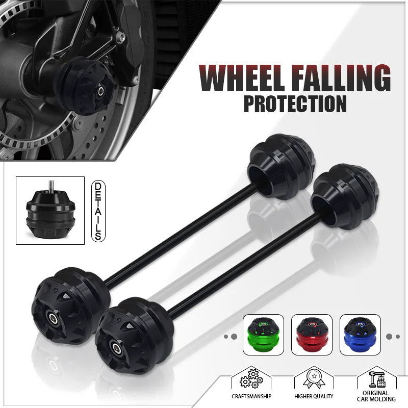 

Motorcycle Wheel Crash Slider Falling Protector Pad For F900XR F900R F750GS F850GS F800GS F700GS Front & Rear Wheel Protector