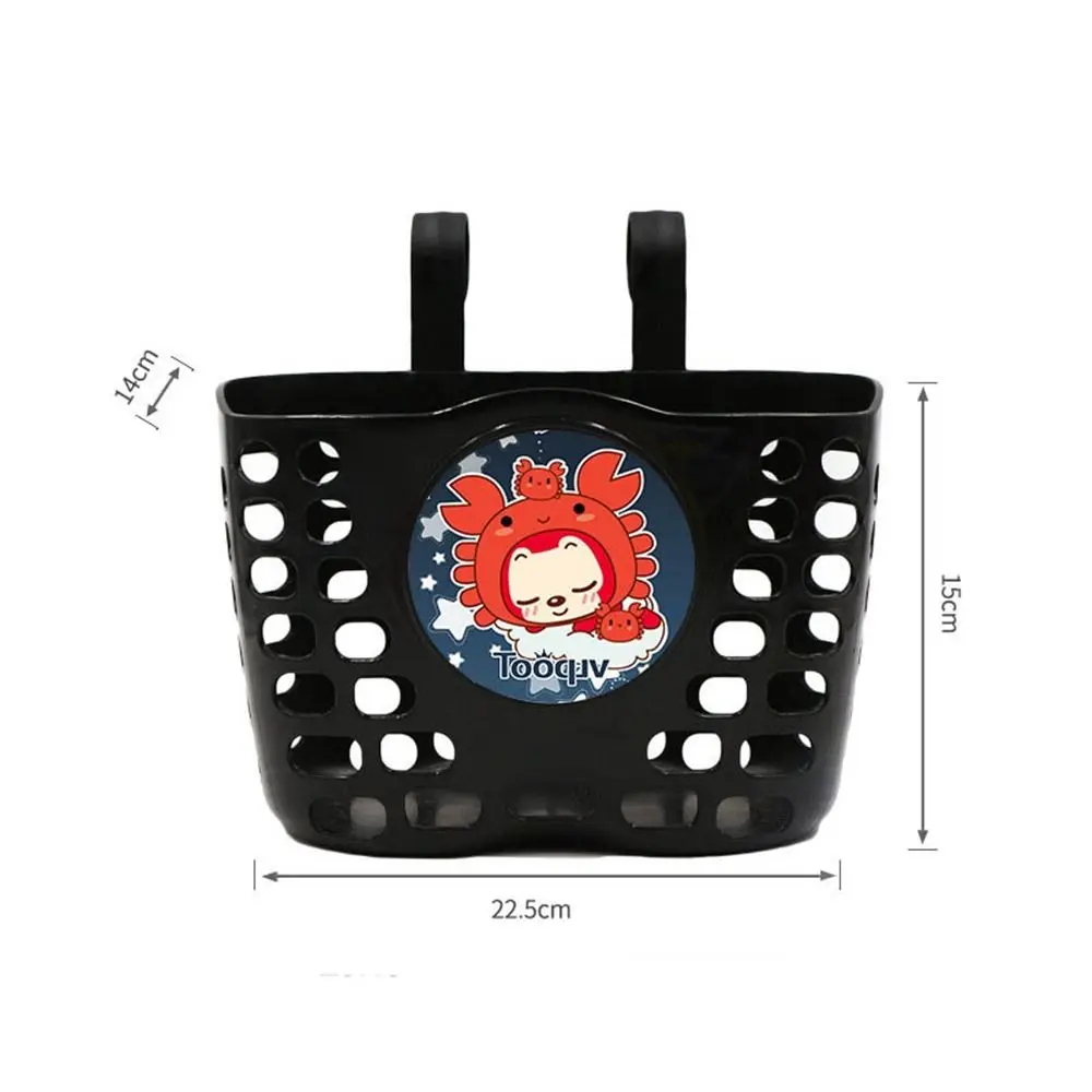 Cesta delantera bicicleta – Bolsa almacenaje niños accesorios ciclismo - imagen 4