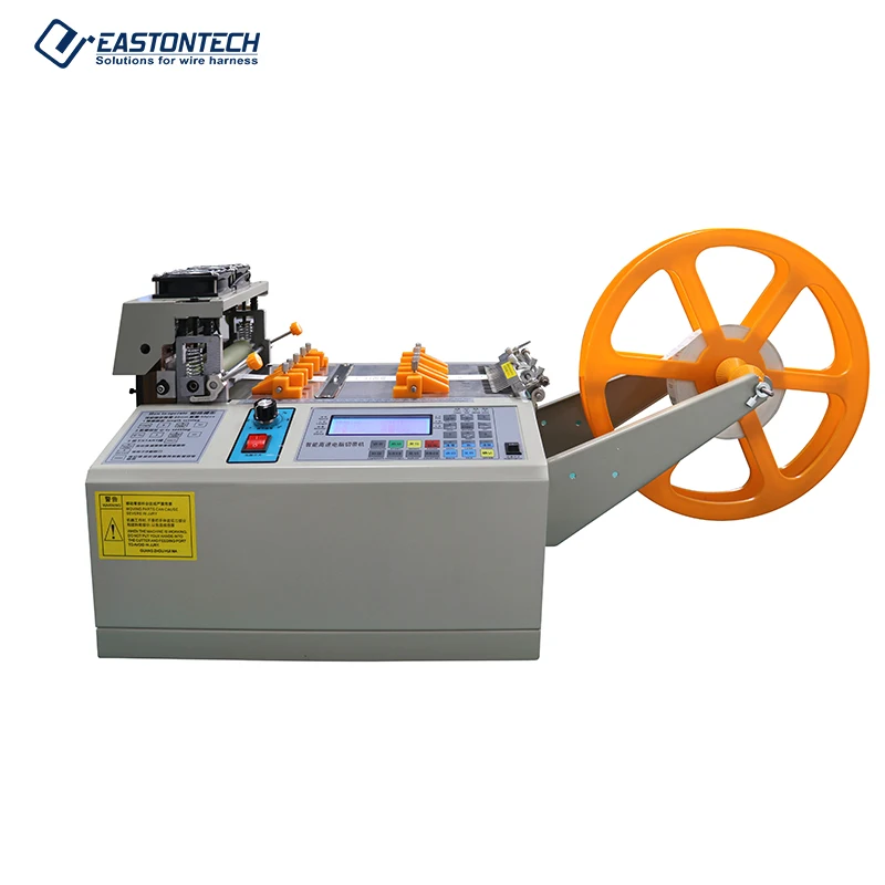 

EW-100RL Automatic Fabric Tape Cutting Machine Polyester Strip And Adhesive Hot Tape Cutting Machine Textile Cutting Machine
