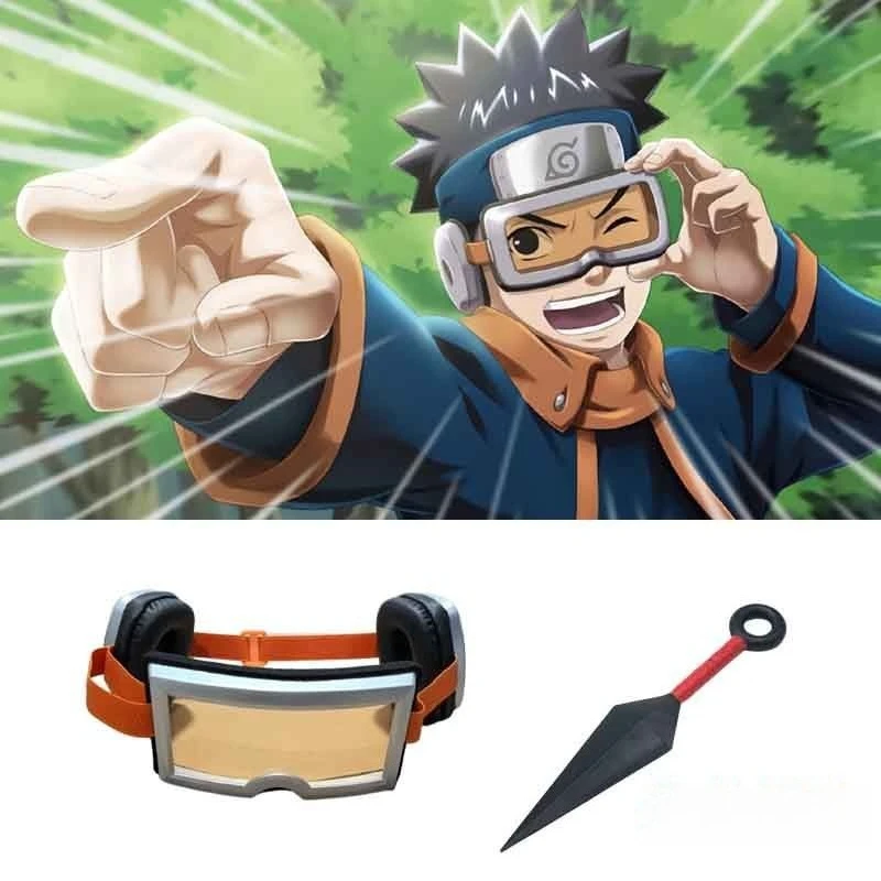 

Naruto Teenage Uchiha Obito goggles Props Accessories Anime Figure Statue Peripheral Christmas Toy Decorative Gifts