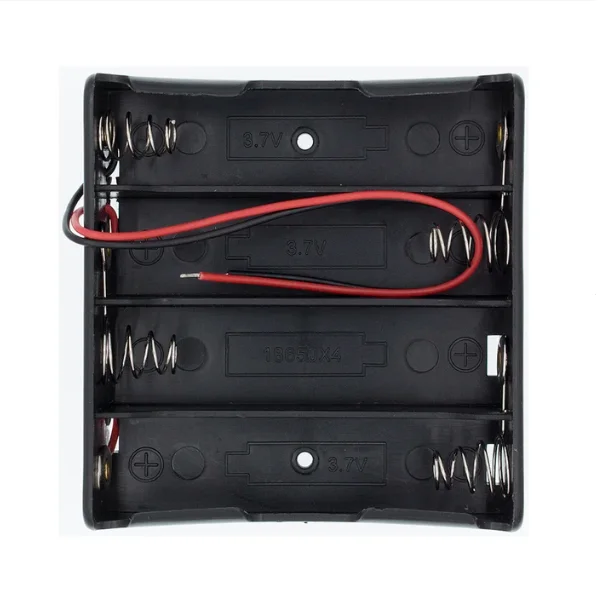 Hongtai Shengye 1/2/3/4 Position 18650 Battery Holder with Cable DIY Lithium Battery Case
