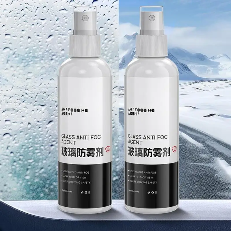 For SUV Anti Fog Spray For Windshield Invisible Defogger Spray For Car Windshield 120ml Automotive Interior Glass Anti-Fog Spray