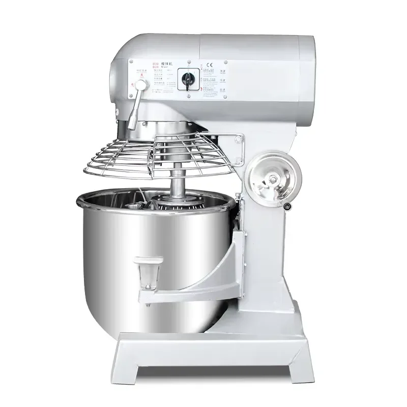 10L Commercial Planetary Mixer Electric Dough Kneading Machine for Bakery Kitchen Heavy Duty Stainless Steel Food Mixing