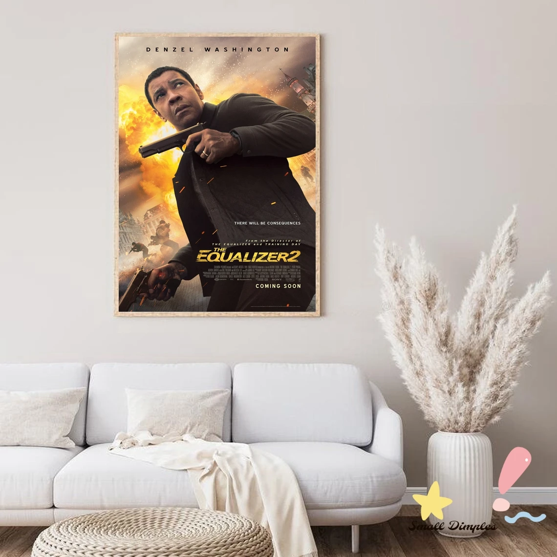 The Equalizer 2 Movie Poster Canvas Art Print Home Decoration Wall Painting ( No Frame )