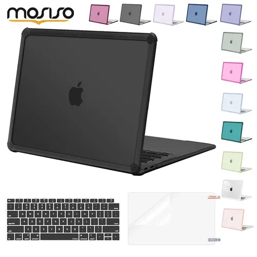 Imagen 1 del producto Funda para MacBook Air 2025 13 15 M4 M3 M2 M1 Pro 13,3 14 16 pulgadas A3113 A2681 A2179 A2338 A3112 A3185 A3401 funda para portátil