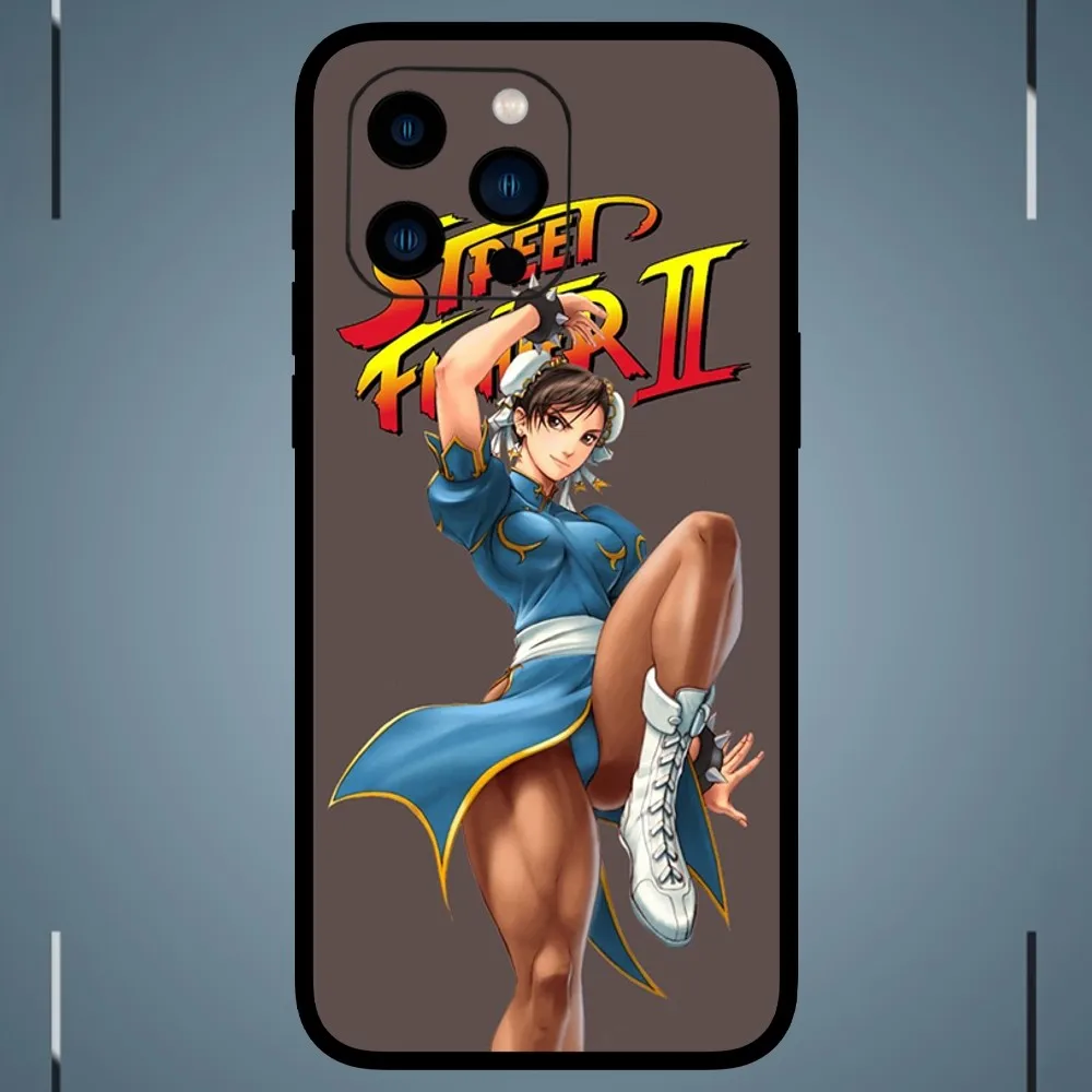 Chun-Li Game-Street-Fighters Phone Case For iPhone 15 14 13 12 11 Pro Max mini XS XR X 8 Plus SE Cover