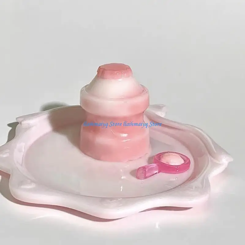 

573B Diy Handmade Products Bottle Ornament Silicone Mold Scented Gypsum Ornaments Drop Resin Mold for Decoration