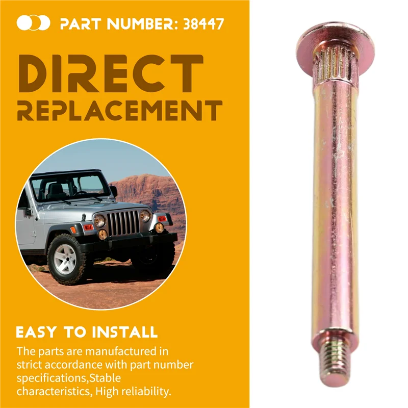 A82M-pasador de bisagra de puerta delantera para Jeep Wrangler Dorman 38447 Kit de buje para Kit de buje de bisagra Dorman