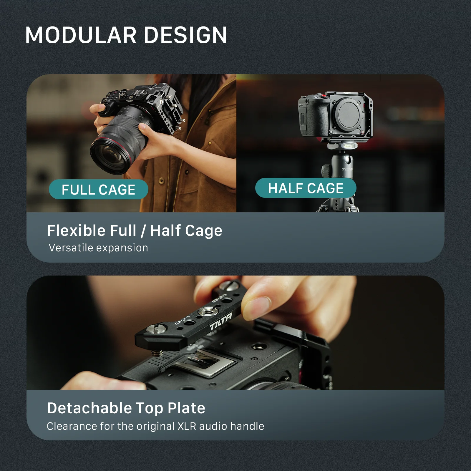 TILTA C50 Cage For Canon C50 F - Camera Cage Baseplate recension och pris