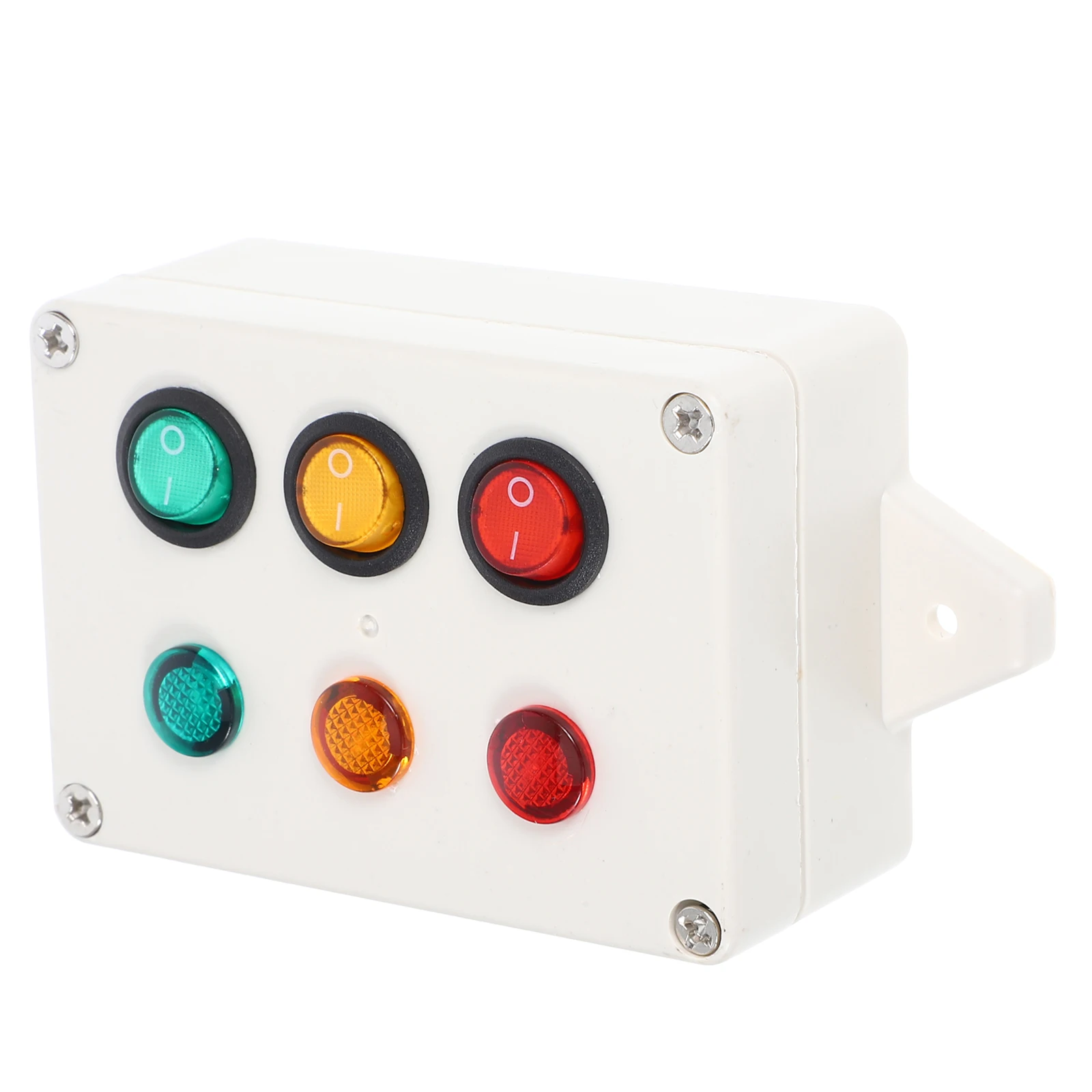 

Montessori Busy 3 Color LED Interactive Busy Board Lights Red Green Square Lamp Kids Toddler Activity Toys Educational Gifts