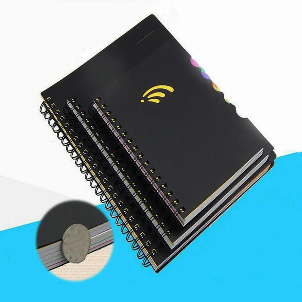 Colorful A4 Coil Notebook with Thick Large Paper for Writing Diary Journal Travel Sketchbook Memo Pad for Work School Creativity