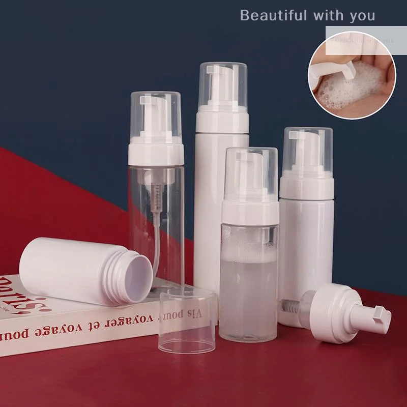 

100/120/150/200/250ml Lotion Foam Pump Bottle Dispenser Empty Refillable For Hand Soap Shampoo Cleanser Container Potable Travel
