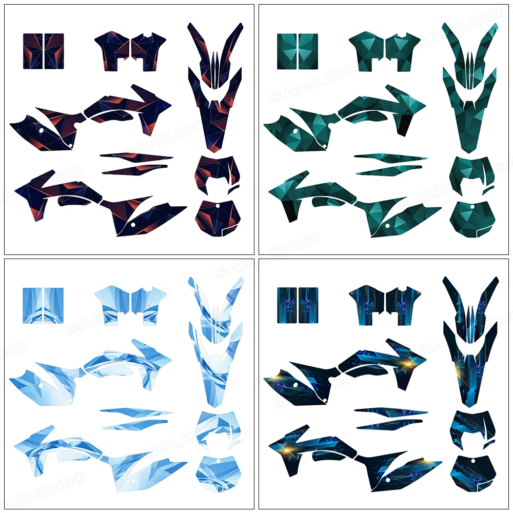 

Motocross Decoration Decals Graphics Backgrounds Stickers Kit Fit for KTM SX SXF 125 250 350 450 2011 2012