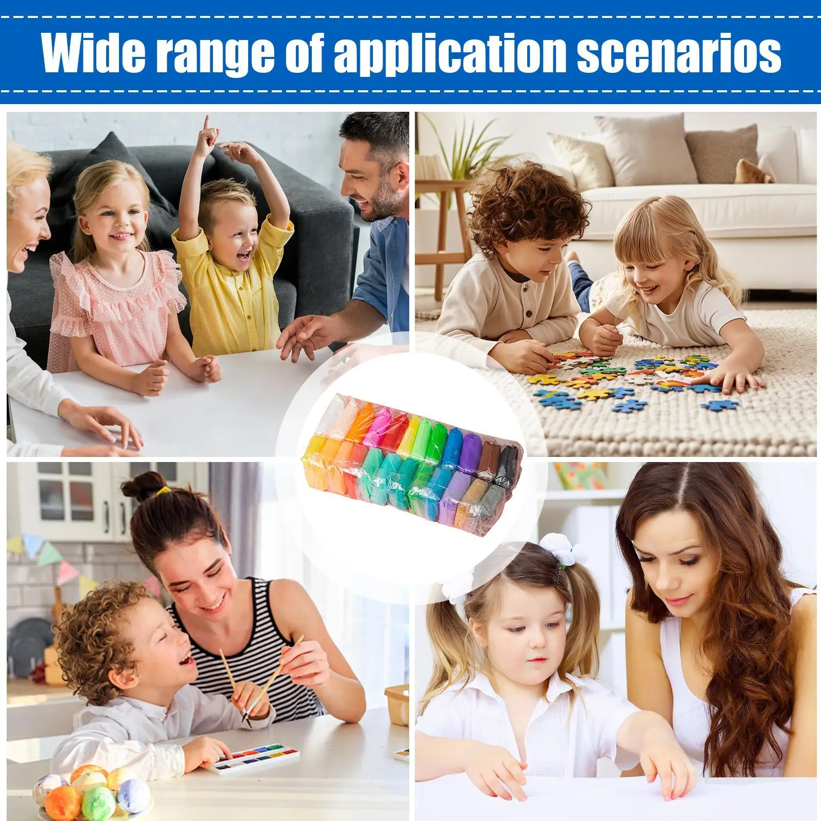 12/24/36 Colors Air Dry Clay Super Light Modeling Clay DIY Crafts with Tools Soft Creative Educational Toys for Kids Gifts