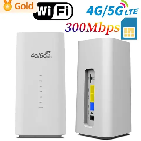 SIM 카드 슬롯이 있는 무선 라우터, CPE 4G WiFi 라우터 3 RJ45, 실내 실외용, 넓은 범위 내부 안테나, 300Mbps