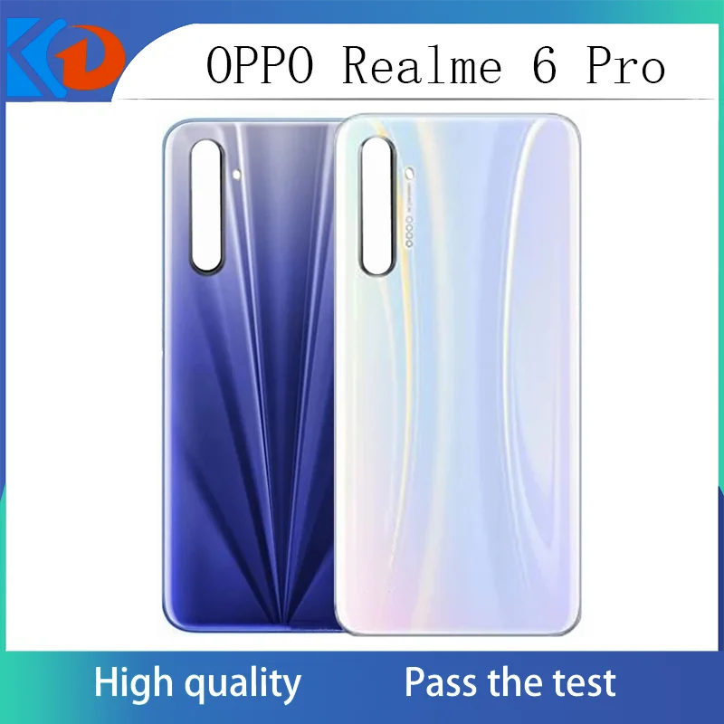 

For OPPO Realme 6 Pro Back Battery Cover Back PC Door Replacment Repair Spare Parts