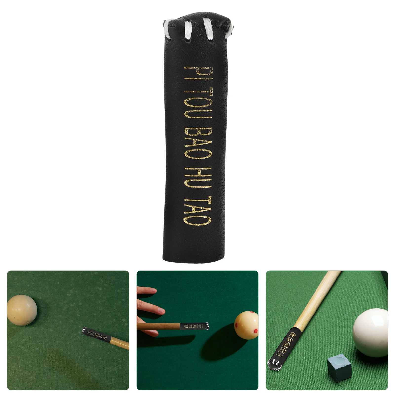 

Professional Billiard Cue Tip Cover Breathable Material Anti-Slip Shockproof for Snooker Stick Portable Cue Shaft