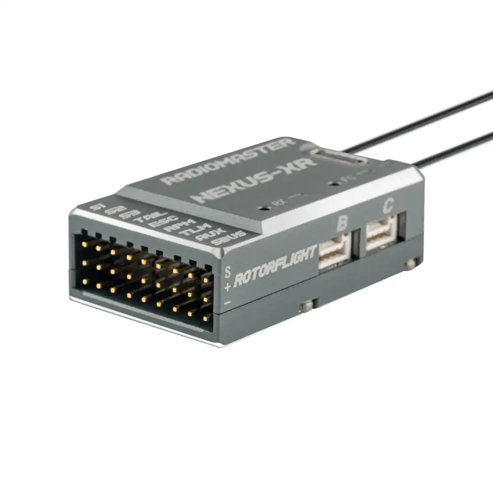 Radiomaster NEXUS-XR ヘリコプター フライトコントローラー 統合型 2.4G ELRS レシーバー