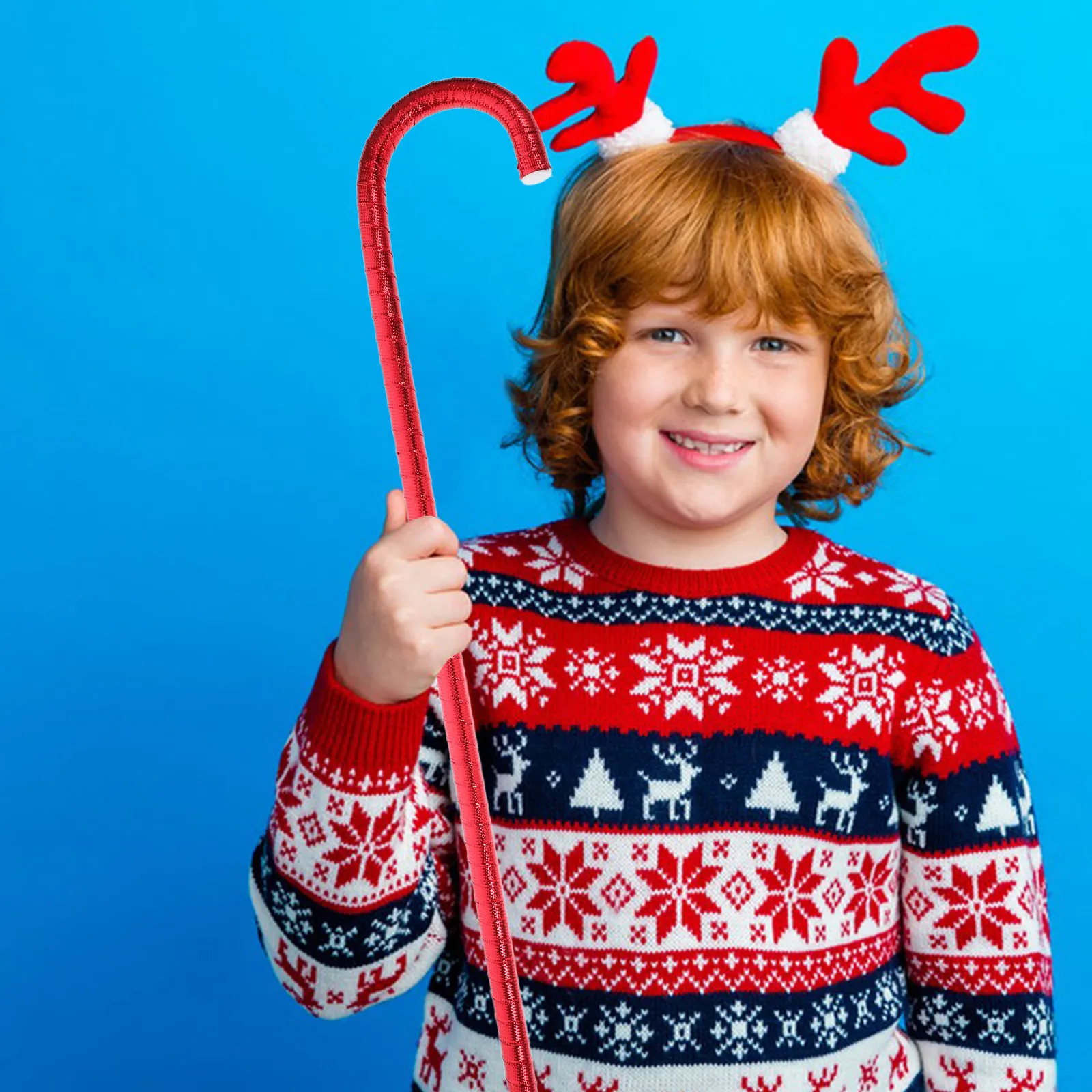 

2Pcs Children Jazz Dance Cane Performance Crutch Stage Prop Halloween Party Cosplay Decorative Accessory Children Dance Cane