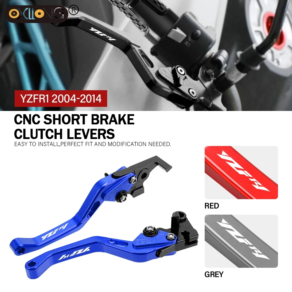 

CNC Motorcycle Short Brake Clutch Levers Access For YAMAHA YZFR1 YZF-R1 2004 2005 2006 2007 2008 2009 2010 2011 2012 2013 2014