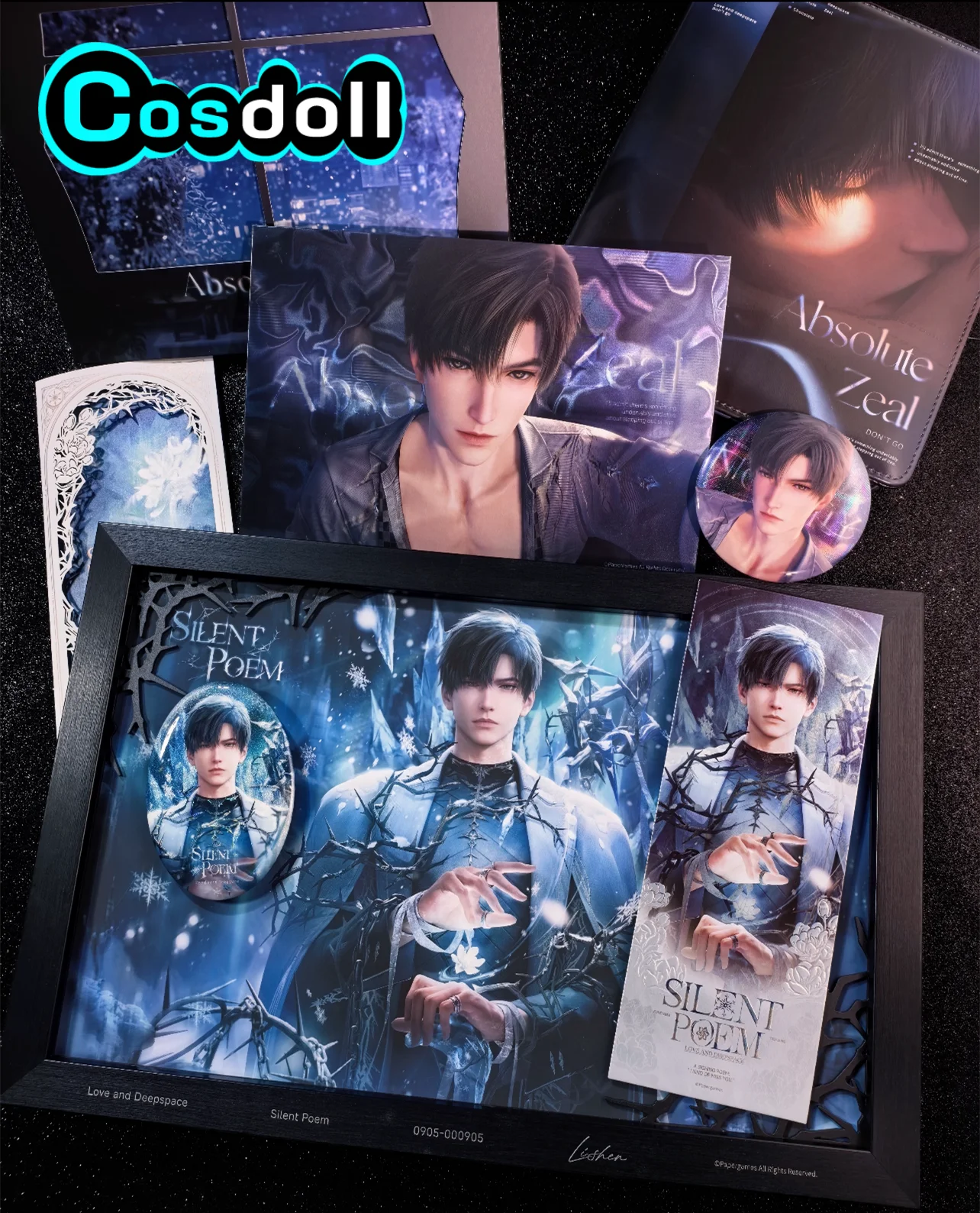 In Stock Official Love and Deepspace FondnessTreasure Series Sylus Rafayel Art Photo Album Badge Laser Ticket Poster Ornament An