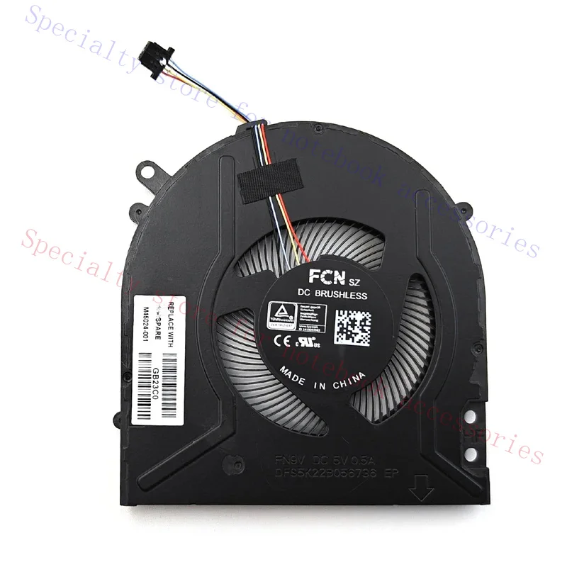 New For HP Pavilion x360 Convertible 14-DY0097NR 14M-DY0013DX 14M-DY0033DX TPN-W146 Laptop CPU Cooling Fan M45024-001