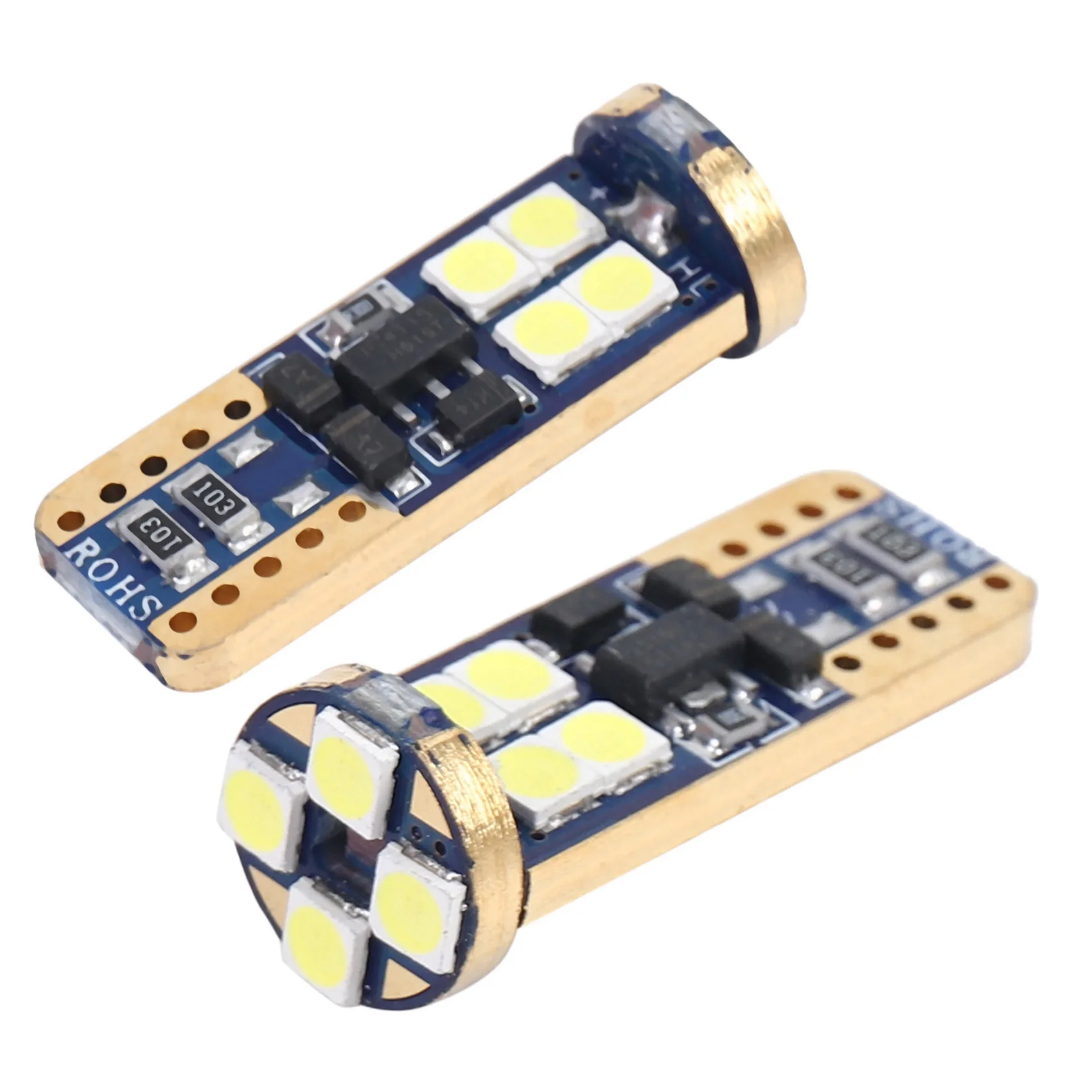 CYCLI-T10 168 LED Car Bulb 20Pcs 194 W5W 12-Smd 3030 Chipset LED Bulbs Canbus