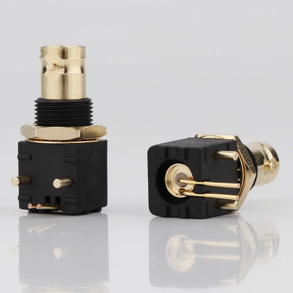 4ชิ้นอุปกรณ์เชื่อมต่ออะแดปเตอร์เชื่อมต่อเครื่องเชื่อมเหล็กสำหรับติดแผงวงจร PCB ช่องเสียบปลั๊กตัวเมียสัญญาณเสียงระบบไฮไฟระดับ HiFi