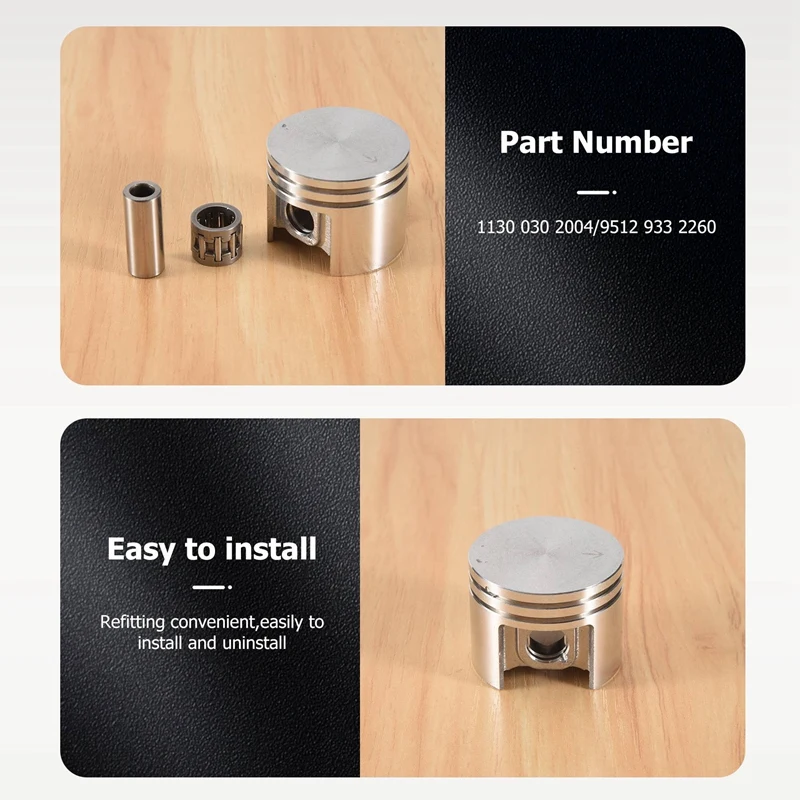 PORK-38 مللي متر المكبس والخواتم 10 مللي متر دبوس إبرة مجموعة أدوات المحمل صالح للمنشار Stihl Ms180 018 180