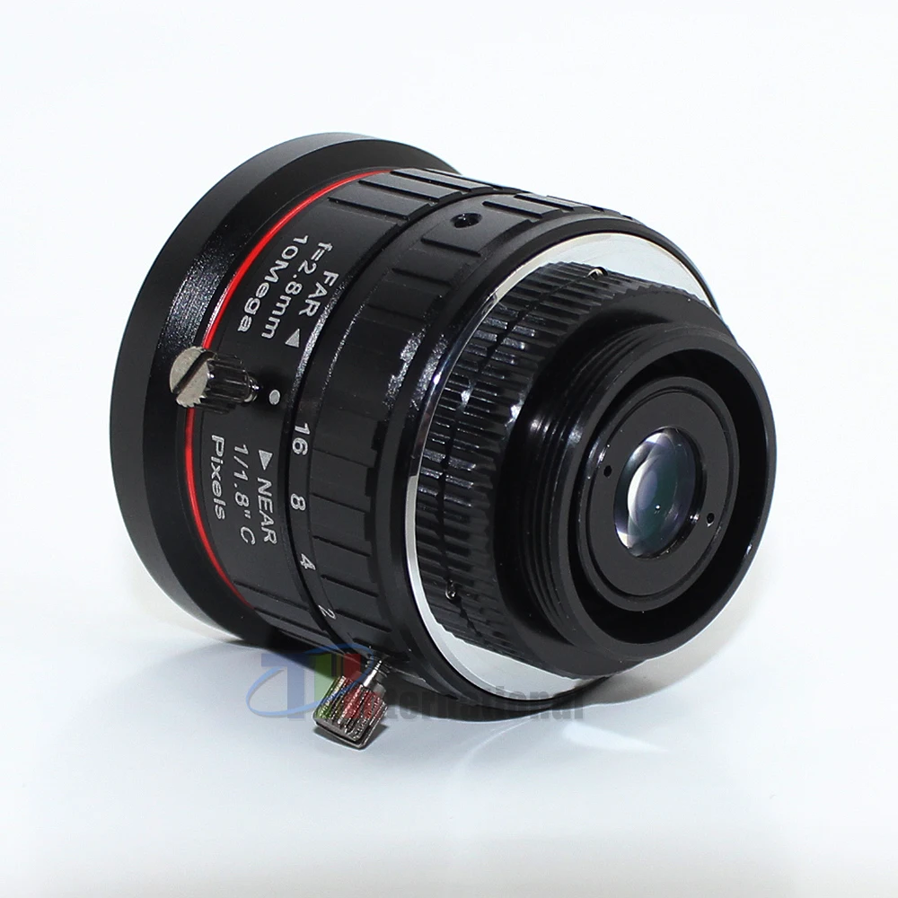 10MP 2.8mm 6mm C Mount Lens Manual Iris Manual Focus F1.6/F2.4 1/1.8" & 2/3" Image Format Industrial Security Camera Lens