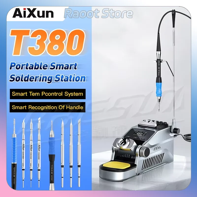 AIxun T380: La Estación Soldadora Portátil de 80W que Transformó Mi Taller de Reparación Electrónica
