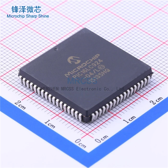 MCU 8-bit PIC16 PIC RISC 7KB EPROM 3.3V/5V 68-Pin PLCC Tube - Rail/Tube   PIC16LC924-04/L