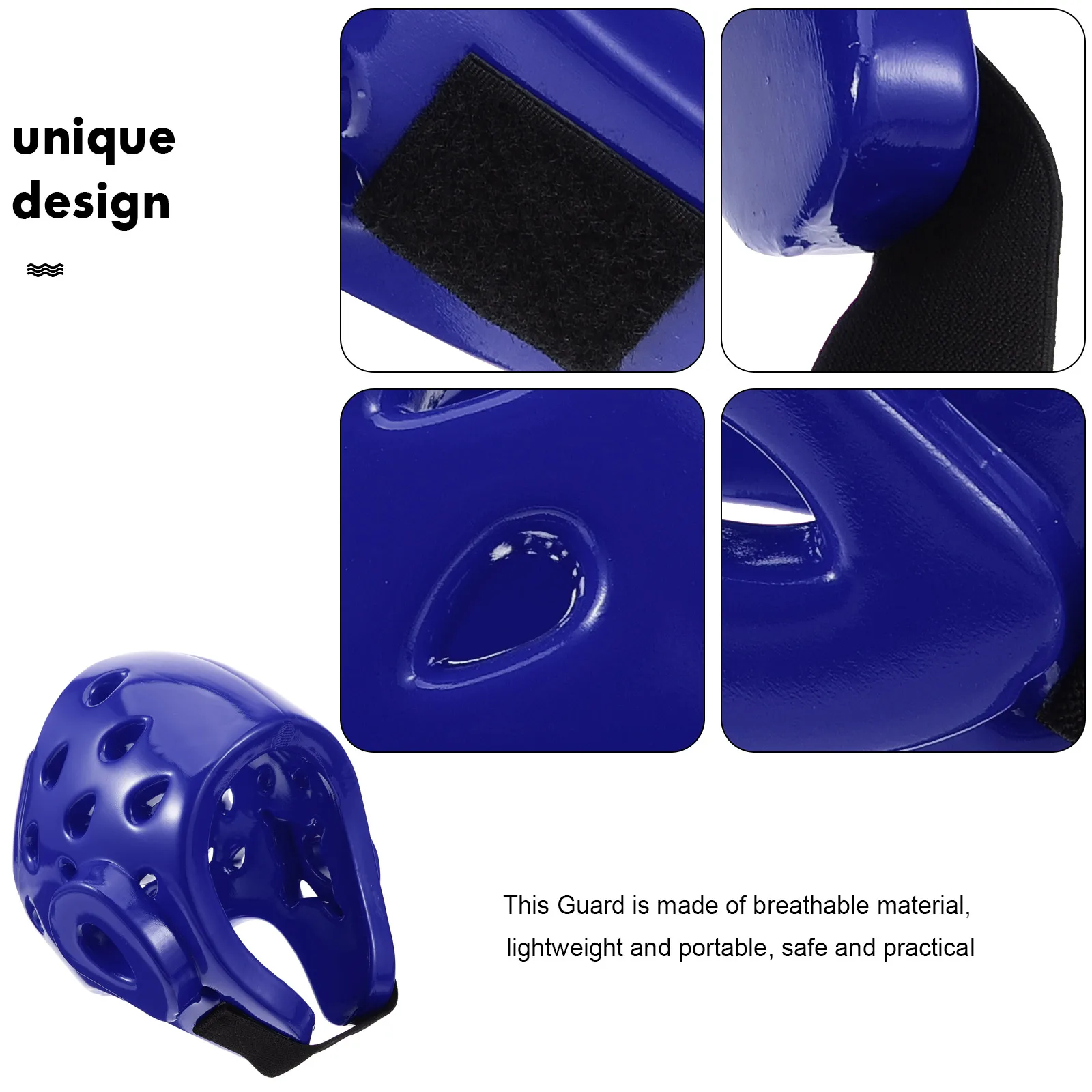 

Youth Wrestling Headgear Lightweight Boxing Breathable Padding Sponge Protective Headgear for Karate Taekwondo