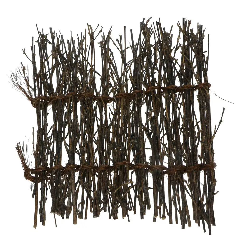 Outdoor Garden Divider Natural Bamboo Grass Fence Screen Reed Privacy Shelter for Patio Balcony