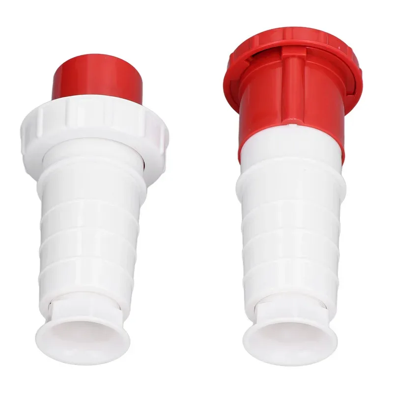 

3-Phase 5-Pin Waterproof Industrial Aviation Plug Socket - 380V-415V~ 3P N E, Heavy-Duty Electric Connector