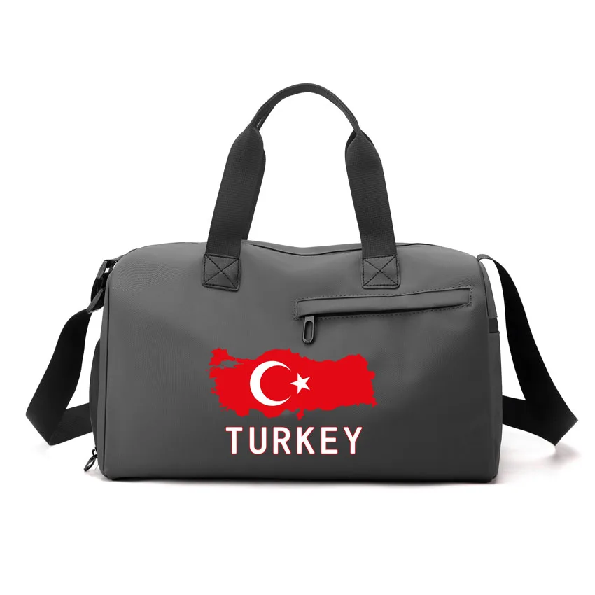 

Большая вместительная спортивная сумка для йоги, водонепроницаемая женская спортивная сумка для плавания на открытом воздухе, многофункциональная ручная баскетбольная сумка с принтом карты ТУРЦИИ