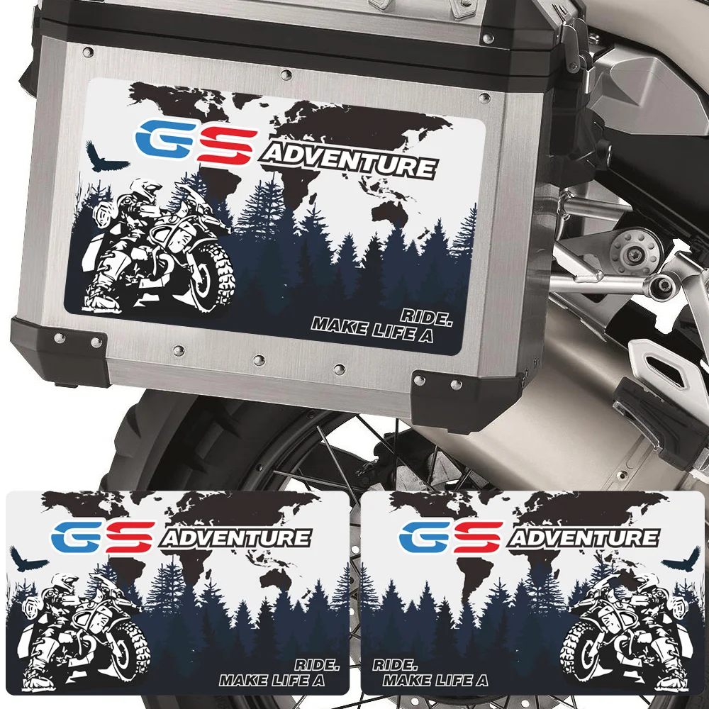 Voor BMW R1200GS R 1200 GS GSA Adventure Motorfiets Tail Top Side Hoesjes Stickers Bagage Aluminium Panniers Protector Decal