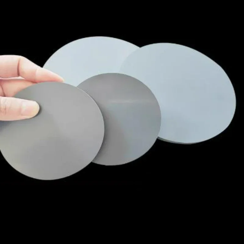 1/2/3 Stück, graue, runde PVC-Platte, dick, 3–15 mm, Polyvinylchlorid, harter Kunststoff, Durchmesser 100–200 mm, für chemische Isolierung, Aquarium. – Detail 2